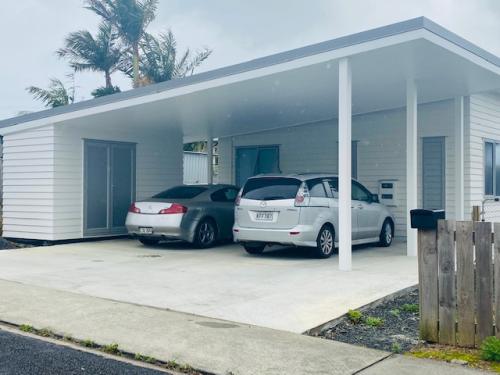 Carport Addition with storage shed